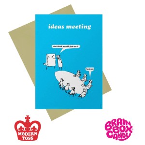 Поздравителна картичка "Работна среща за идеи"